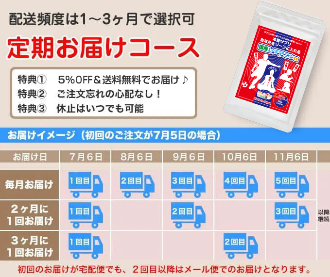 お得な定期お届けコース